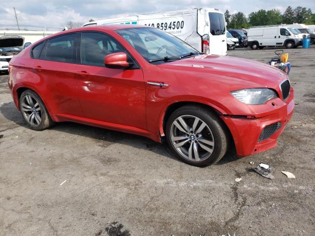 5YMGZ0C56BLK13877 - 2011 BMW X6 M RED photo 4