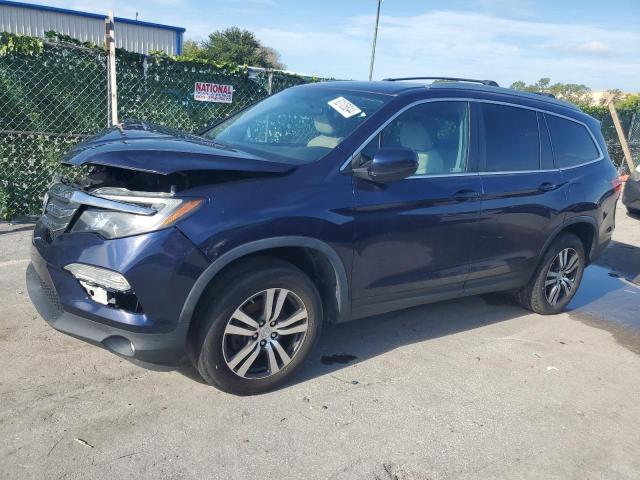 5FNYF6H39JB026330 - 2018 HONDA PILOT EX BLUE photo 1