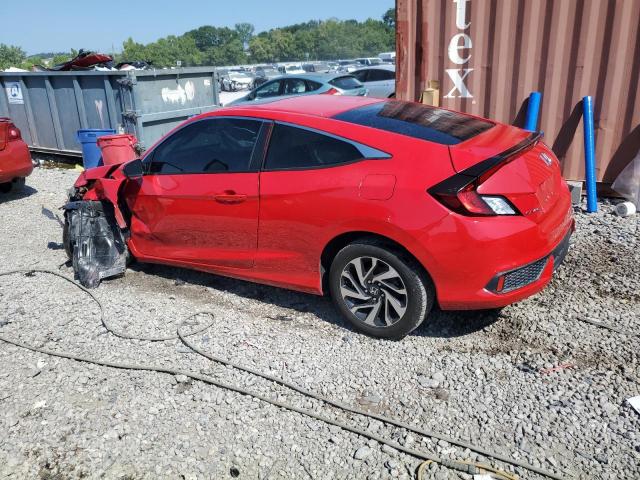 2HGFC4B02GH308039 - 2016 HONDA CIVIC LX RED photo 2