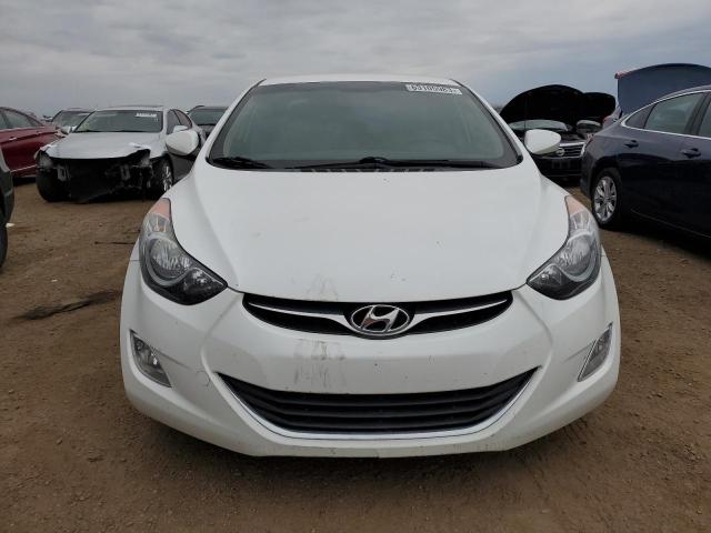 5NPDH4AE7DH374609 - 2013 HYUNDAI ELANTRA GLS WHITE photo 5