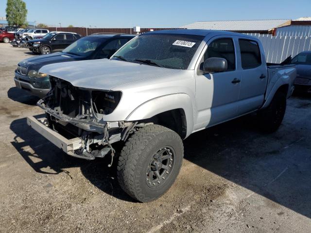 5TEJU62N58Z579910 - 2008 TOYOTA TACOMA DOUBLE CAB PRERUNNER SILVER photo 1