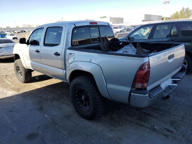 5TEJU62N58Z579910 - 2008 TOYOTA TACOMA DOUBLE CAB PRERUNNER SILVER photo 2