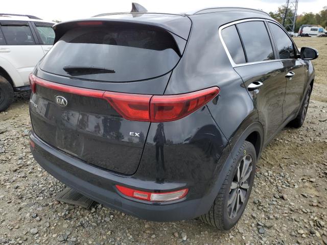 KNDPNCAC4H7105329 - 2017 KIA SPORTAGE EX BLACK photo 4