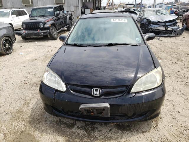 2HGES267X5H559589 - 2005 HONDA CIVIC EX BLACK photo 5