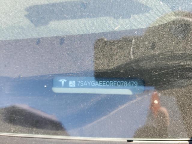 7SAYGAEE0RF078479 - 2024 TESLA MODEL Y 灰色 照片 12