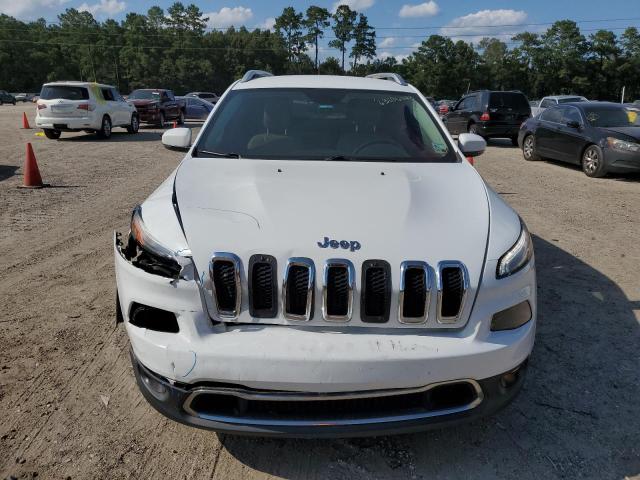 1C4PJLDB0FW643091 - 2015 JEEP CHEROKEE LIMITED WHITE photo 5