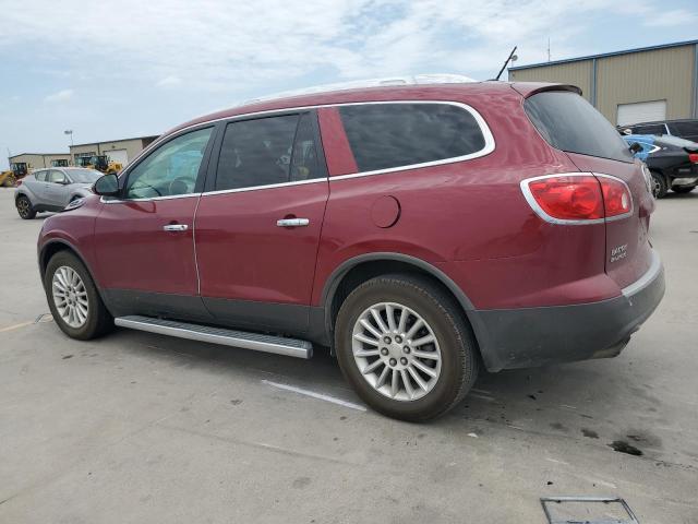 5GAKRBED8BJ350089 - 2011 BUICK ENCLAVE CXL RED photo 2