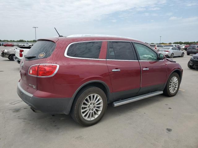 5GAKRBED8BJ350089 - 2011 BUICK ENCLAVE CXL RED photo 3