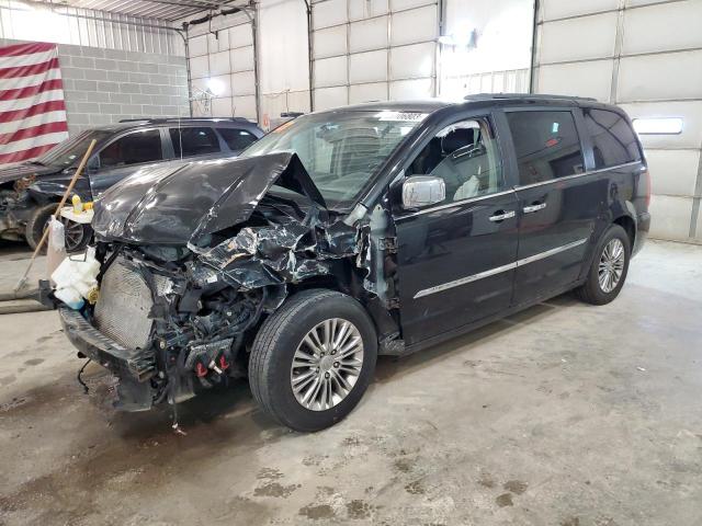 2C4RC1CG7DR537778 - 2013 CHRYSLER TOWN & COU TOURING L BLACK photo 1