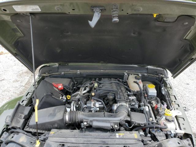 1C4HJXEG1NW172377 - 2022 JEEP WRANGLER U SAHARA GREEN photo 11
