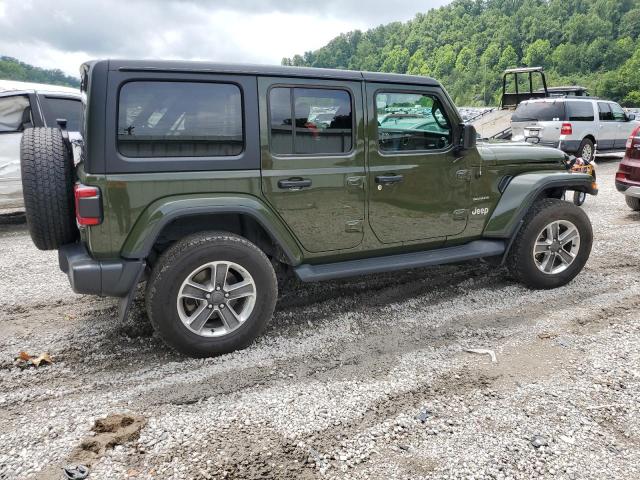 1C4HJXEG1NW172377 - 2022 JEEP WRANGLER U SAHARA GREEN photo 3