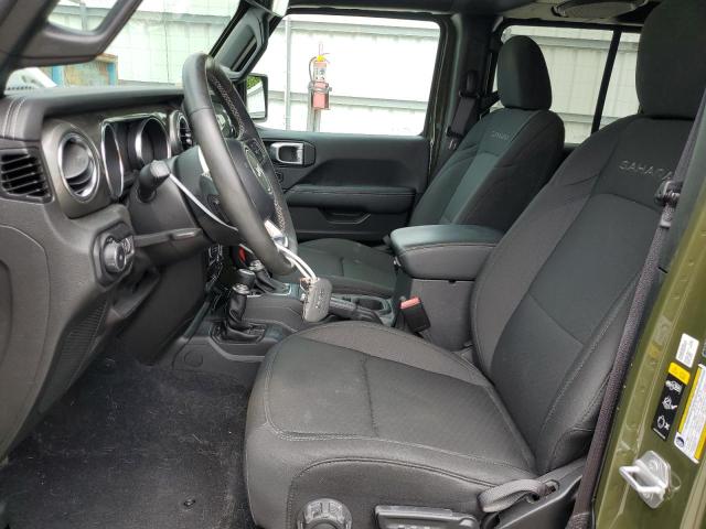 1C4HJXEG1NW172377 - 2022 JEEP WRANGLER U SAHARA GREEN photo 7