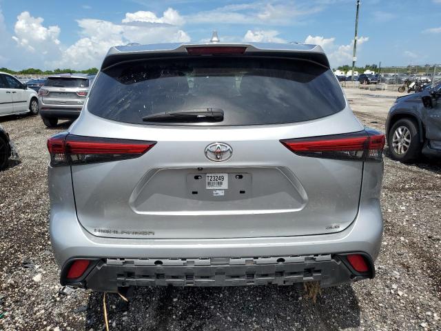 5TDGZRAH6LS513882 - 2020 TOYOTA HIGHLANDER XLE SILVER photo 6