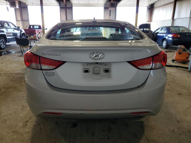 5NPDH4AE2BH013737 - 2011 HYUNDAI ELANTRA GLS SILVER photo 6