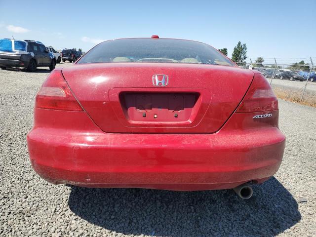 1HGCM72614A007729 - 2004 HONDA ACCORD EX 红色 照片 6