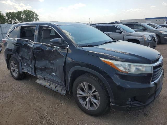 5TDJKRFH9FS141560 - 2015 TOYOTA HIGHLANDER XLE 黑色 照片 4