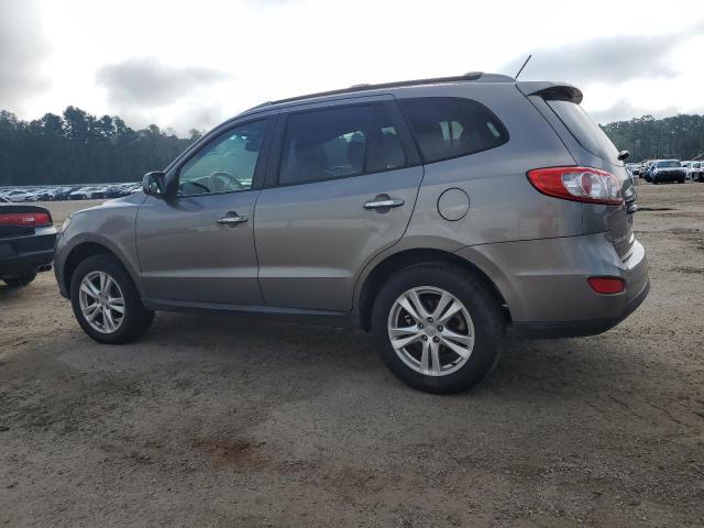 5XYZK4AGXCG135411 - 2012 HYUNDAI SANTA FE LIMITED GRAY photo 2