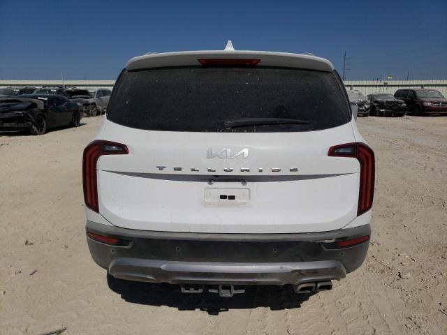 5XYP54HC6NG297525 - 2022 KIA TELLURIDE SX WHITE photo 6