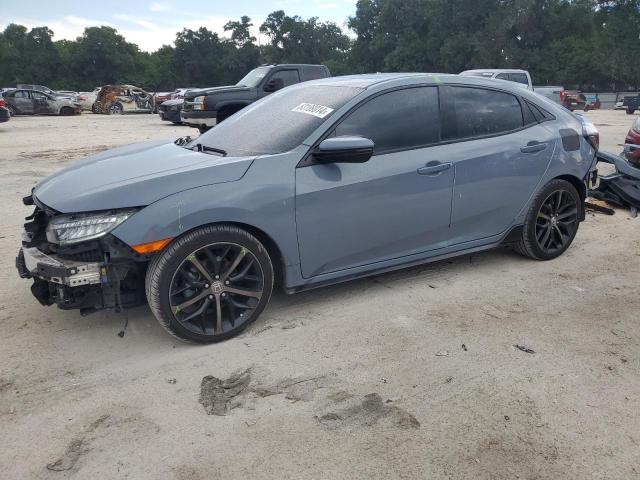 SHHFK7H9XMU201099 - 2021 HONDA CIVIC SPORT TOURING GRAY photo 1