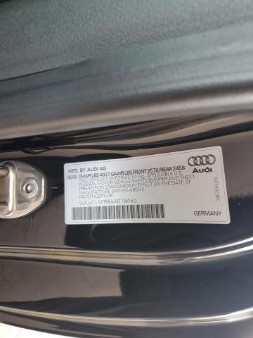 WAUCVAFR8AA018460 - 2010 AUDI S5 PREMIUM PLUS BLACK photo 12