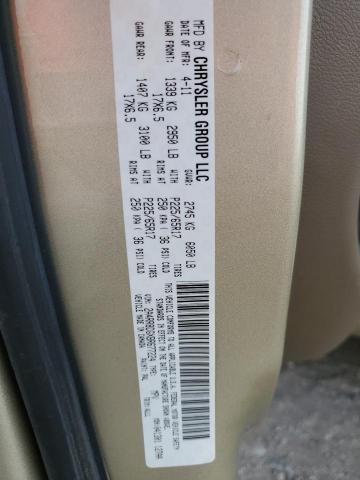 2A4RR8DGXBR677224 - 2011 CHRYSLER TOWN & COU TOURING L BEIGE photo 13