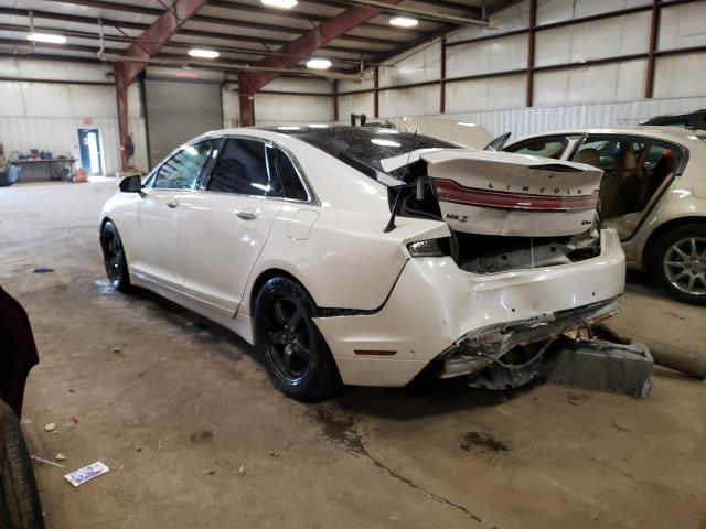 3LN6L2JK0DR800490 - 2013 LINCOLN MKZ WHITE photo 2