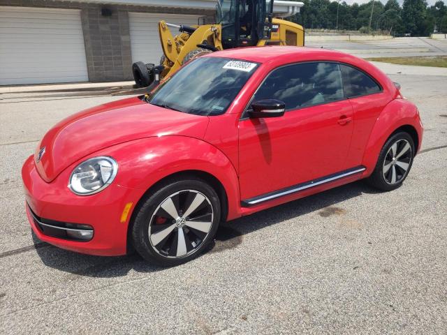 3VW4A7AT5CM646455 - 2012 VOLKSWAGEN BEETLE TURBO RED photo 1