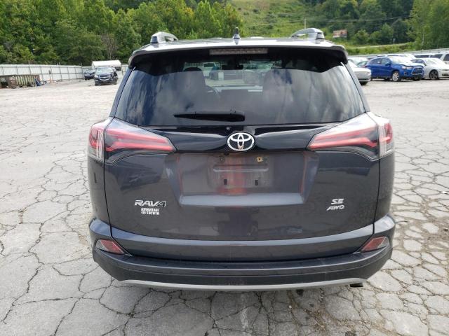 JTMJFREV1JD240566 - 2018 TOYOTA RAV4 SE GRAY photo 6