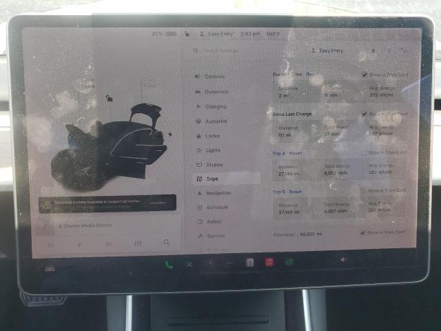 5YJ3E1EA7JF172809 - 2018 TESLA MODEL 3 BLACK photo 9