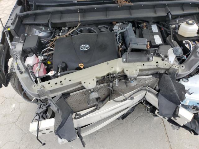 5TDGZRAH6NS551339 - 2022 TOYOTA HIGHLANDER XLE ნაცრისფერი ფოტო 12