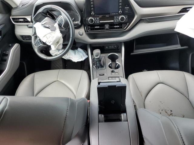 5TDGZRAH6NS551339 - 2022 TOYOTA HIGHLANDER XLE ნაცრისფერი ფოტო 8