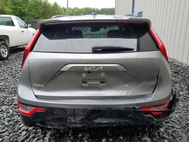 KNDCR3L19P5073468 - 2023 KIA NIRO WIND GRAY photo 6