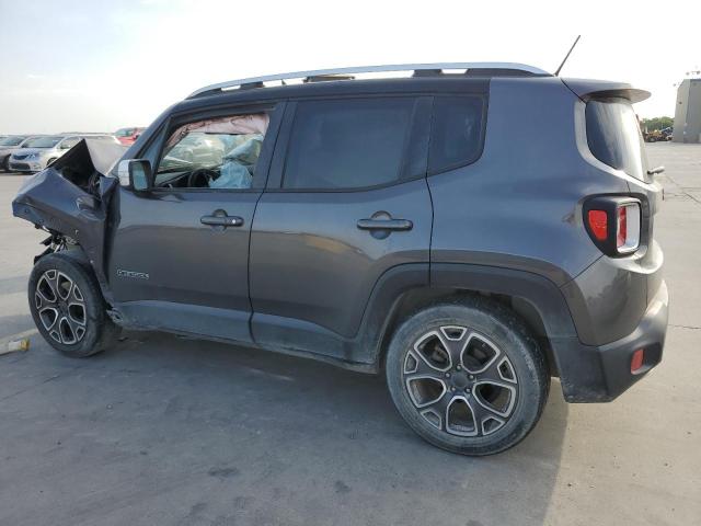 ZACCJADT8GPD33409 - 2016 JEEP RENEGADE LIMITED GRAY photo 2