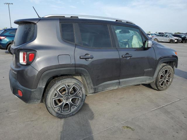 ZACCJADT8GPD33409 - 2016 JEEP RENEGADE LIMITED GRAY photo 3