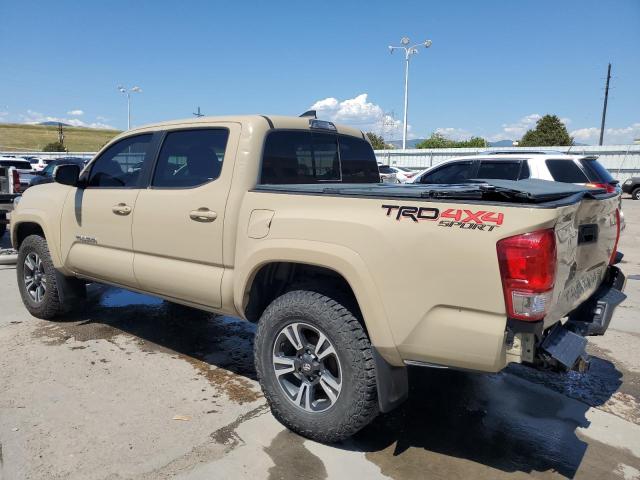 3TMCZ5AN4HM115218 - 2017 TOYOTA TACOMA DOUBLE CAB TAN photo 2