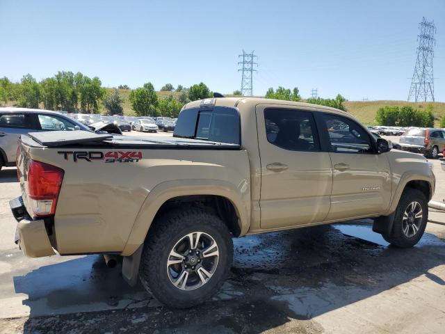 3TMCZ5AN4HM115218 - 2017 TOYOTA TACOMA DOUBLE CAB TAN photo 3