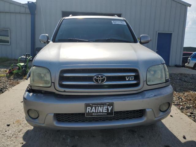 5TDZT38A64S236166 - 2004 TOYOTA SEQUOIA LIMITED SILVER photo 5