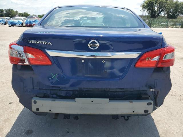 3N1AB7AP5GY274171 - 2016 NISSAN SENTRA S BLUE photo 6