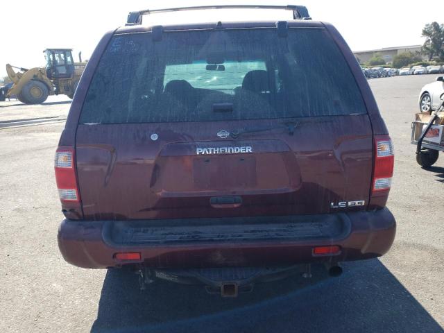 JN8DR07Y91W525791 - 2001 NISSAN PATHFINDER LE RED photo 6
