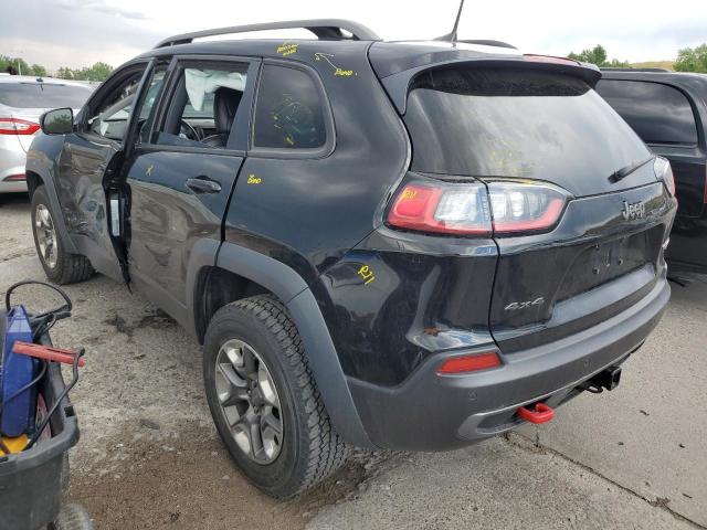 1C4PJMBX7KD328749 - 2019 JEEP CHEROKEE TRAILHAWK BLACK photo 2