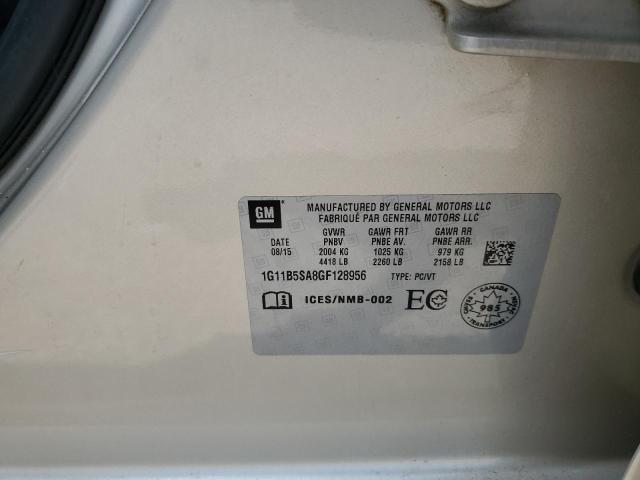 1G11B5SA8GF128956 - 2016 CHEVROLET MALIBU LIM LS ბეჟი ფოტო 13