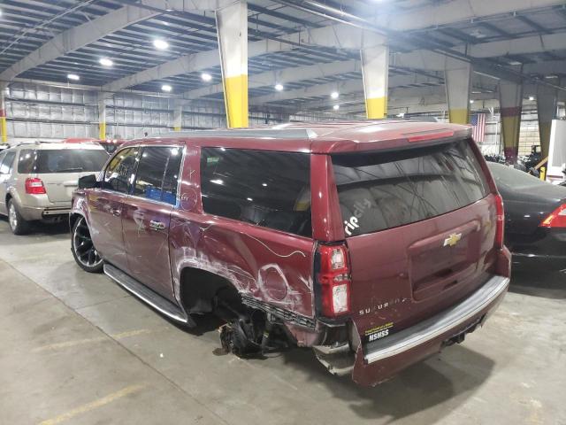 1GNSKHKC6HR188532 - 2017 CHEVROLET SUBURBAN K1500 LT BURGUNDY photo 3