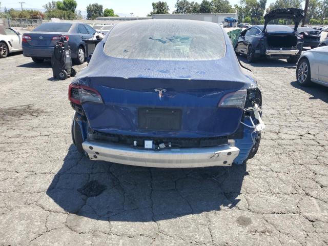 5YJ3E1EA5NF250235 - 2022 TESLA MODEL 3 ლურჯი ფოტო 6