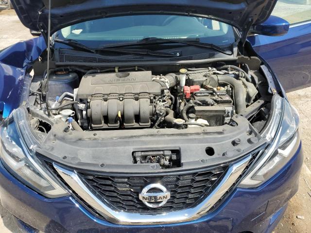 3N1AB7AP2HY398304 - 2017 NISSAN SENTRA S BLUE photo 11