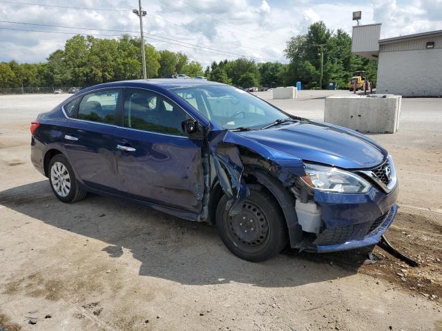 3N1AB7AP2HY398304 - 2017 NISSAN SENTRA S BLUE photo 4