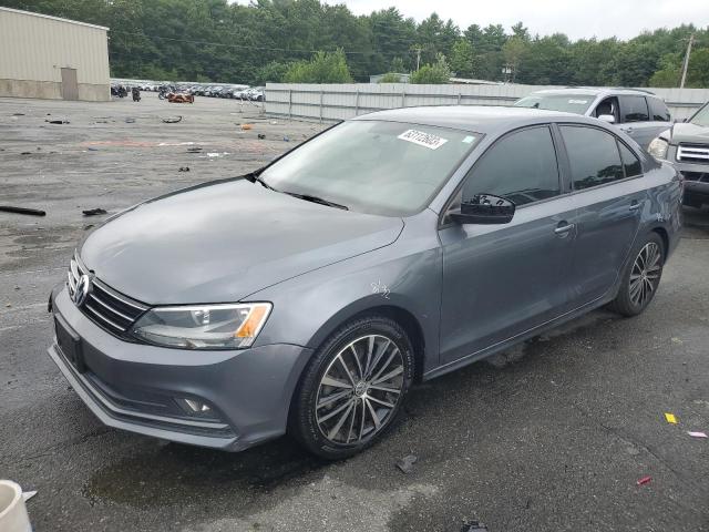 3VWD17AJ5GM234332 - 2016 VOLKSWAGEN JETTA SPORT CHARCOAL photo 1