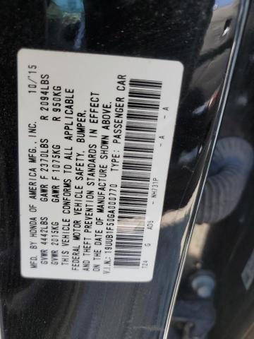 19UUB1F50GA000770 - 2016 ACURA TLX TECH 黑色 照片 12