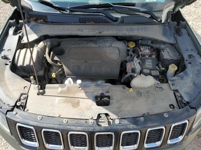 3C4NJDBB2JT192258 - 2018 JEEP COMPASS LATITUDE GREEN photo 12