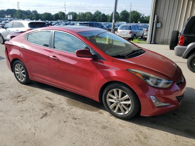 KMHDH4AE0EU155347 - 2014 HYUNDAI ELANTRA SE RED photo 4