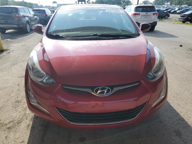 KMHDH4AE0EU155347 - 2014 HYUNDAI ELANTRA SE RED photo 5